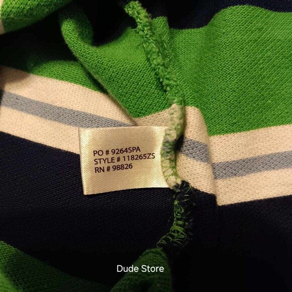 U. S. Polo Assoc. - Green & Blue Polo - Men's Size XL - Picture 6 of 7